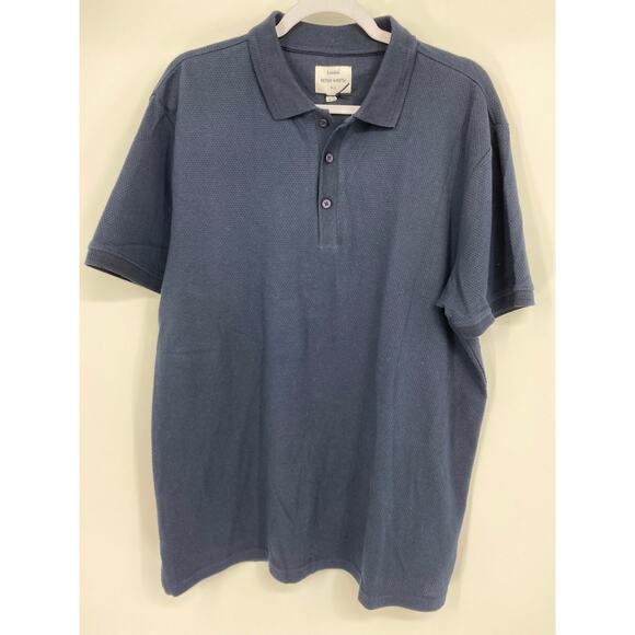 London Peter Werth No.1 Mens Navy Short Sleeve Polo Shirt NEW Large - Picture 1 of 10